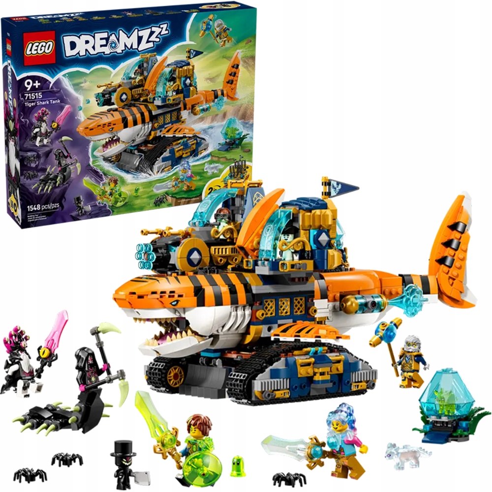 2x LEGO DREAMZzz - Rekinoczołg tygrysi 71515