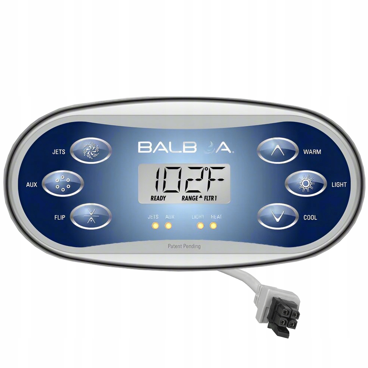 Ovládací panel s displejem Balboa TP600 Topside pro zahradní Spa