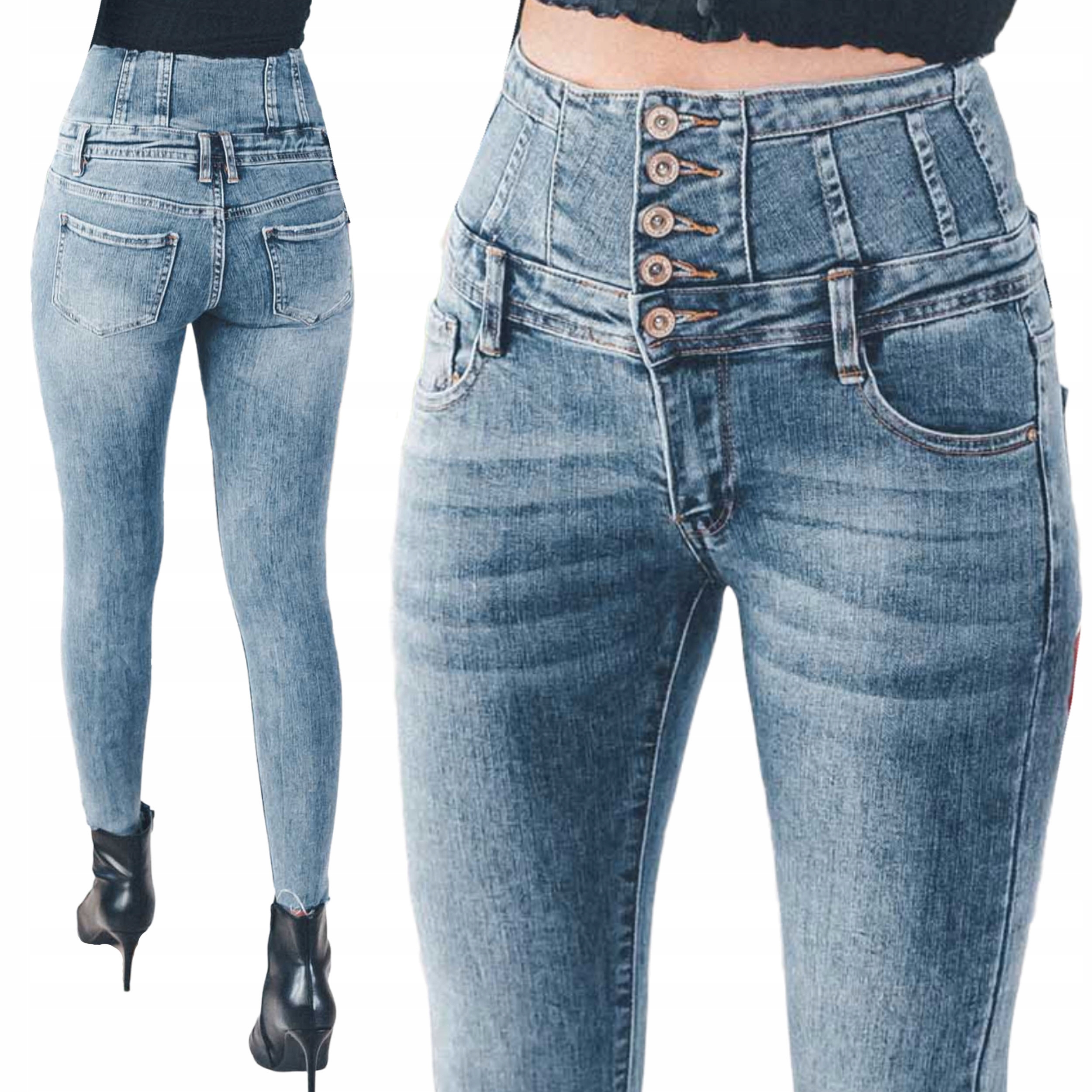 Priliehavé dámske džínsové nohavice stan XS
