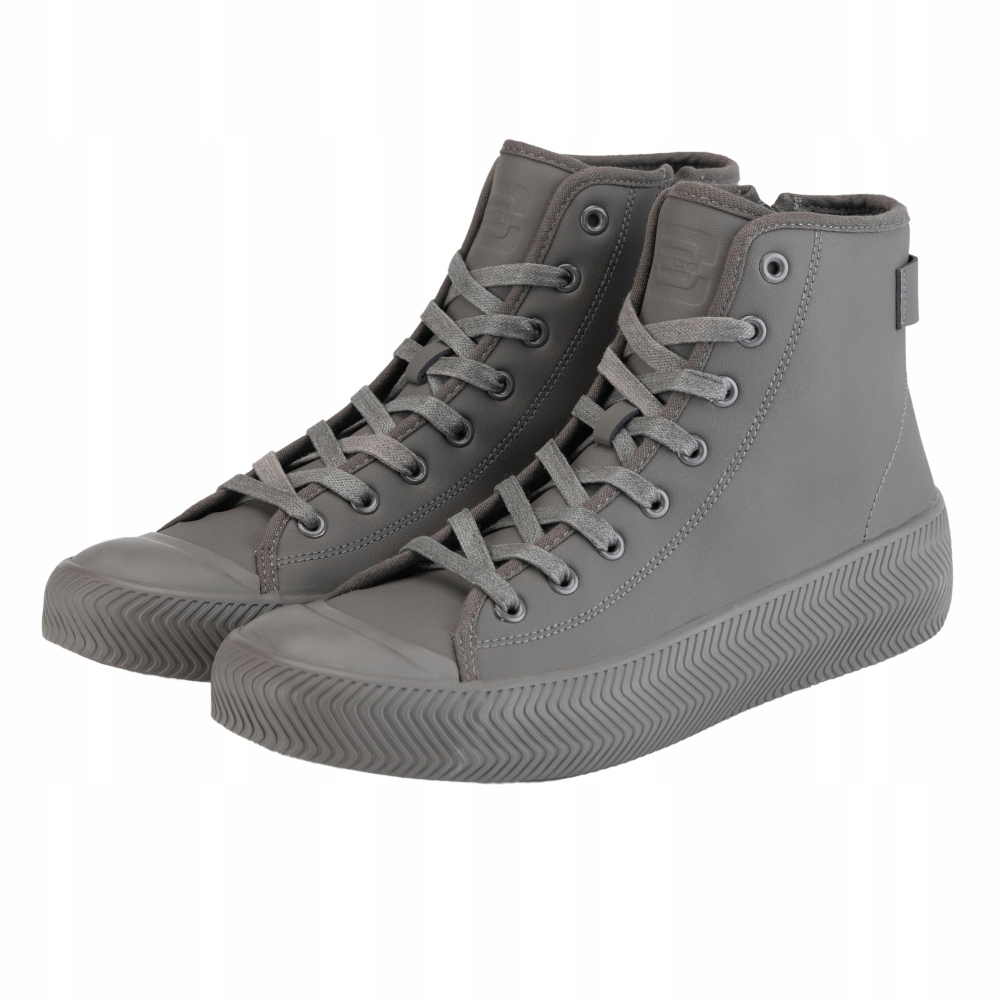 Pánské tenisky s vysokým svrškem tmavě béžové V3 OM-FOTH-0184 vel. 44