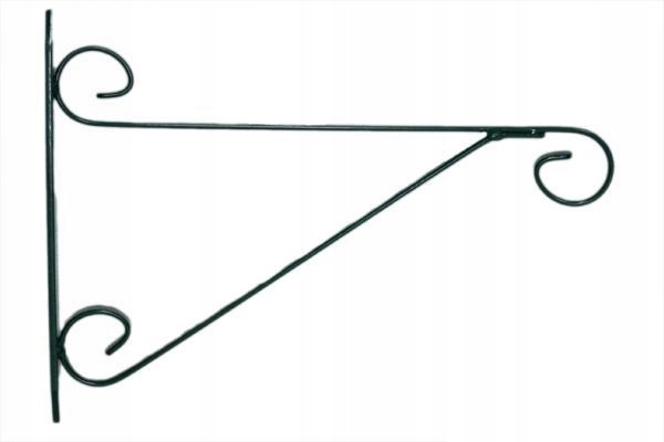 METALOWY HAK ŚCIENNY uchwyt wieszak doniczka DO KWIATÓW NA DONICE KOSZE