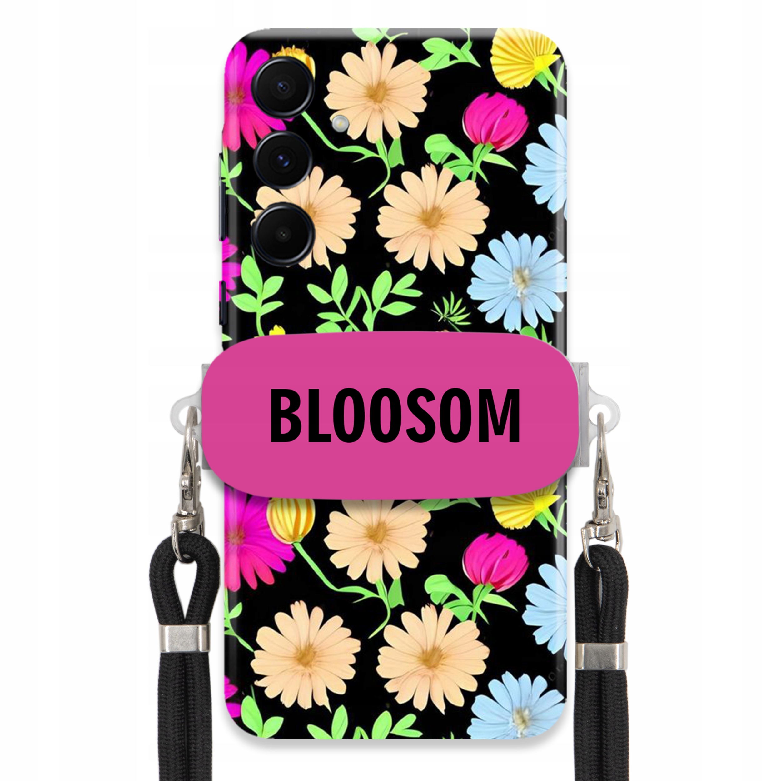 Puzdro Crossbody Pre Samsung A55 5G Puzdro Case Kvety Bloosom Flower