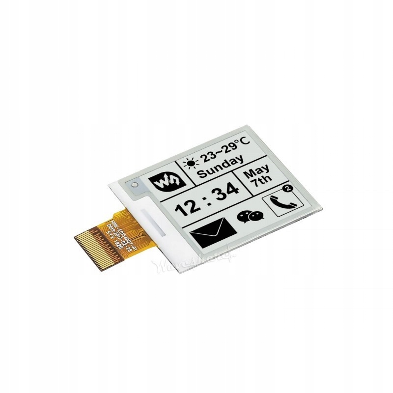 Wyświetlacz E-paper E-Ink 1,54'' 200x200px