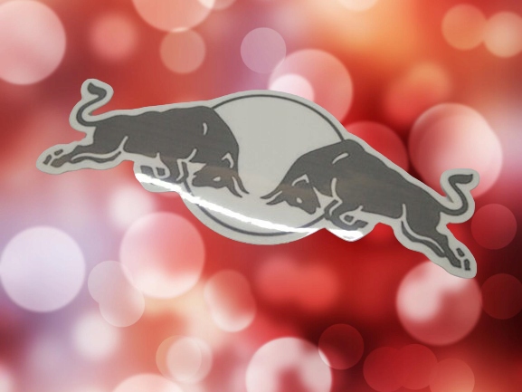 DAKAR RALLYCROSS MOTOCROSS NAKLEJKA STICKER RBR 10,3 x 4,1 cm Producent bez marki