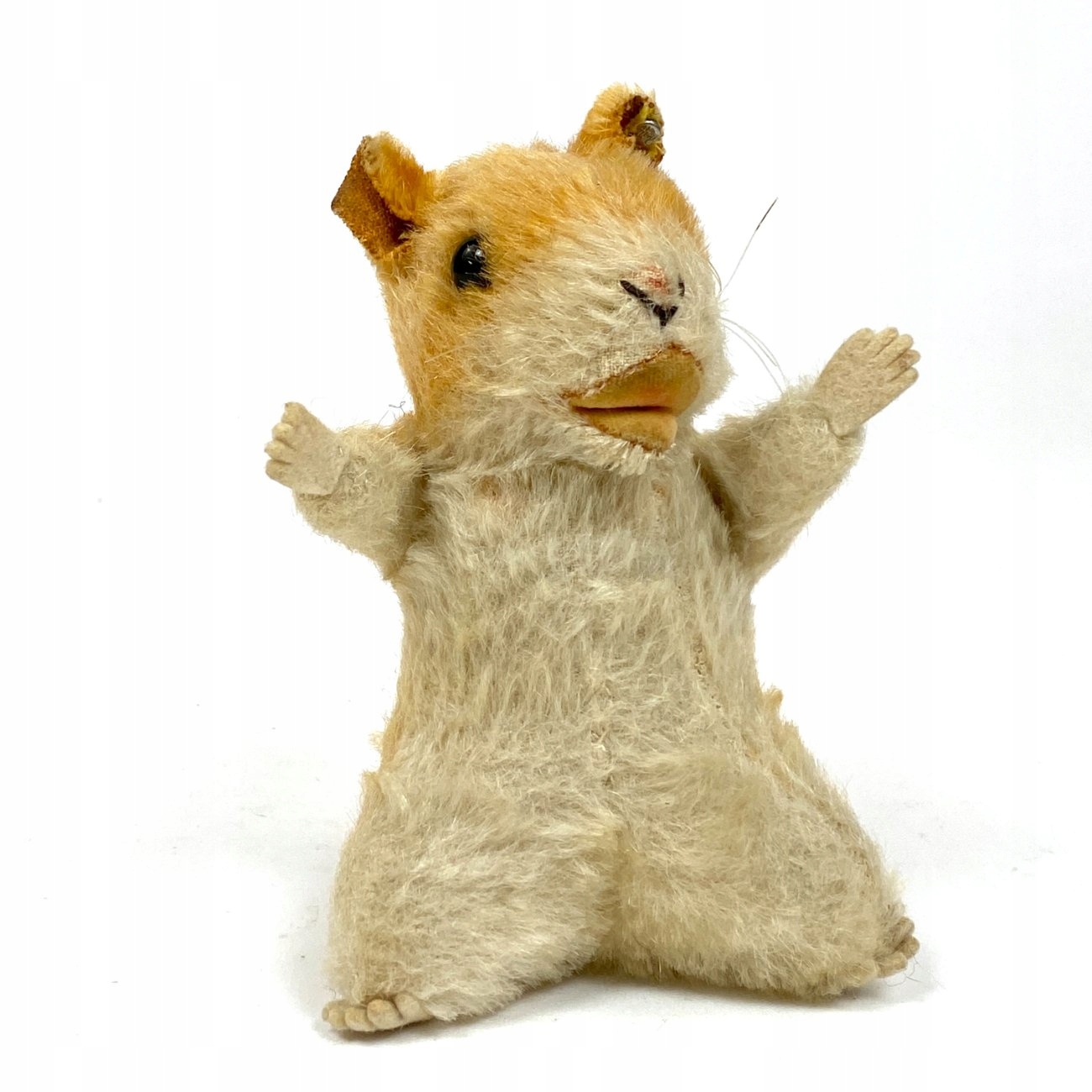 Pluszowy chomik „Steiff”, Vintage 10x9x14 cm
