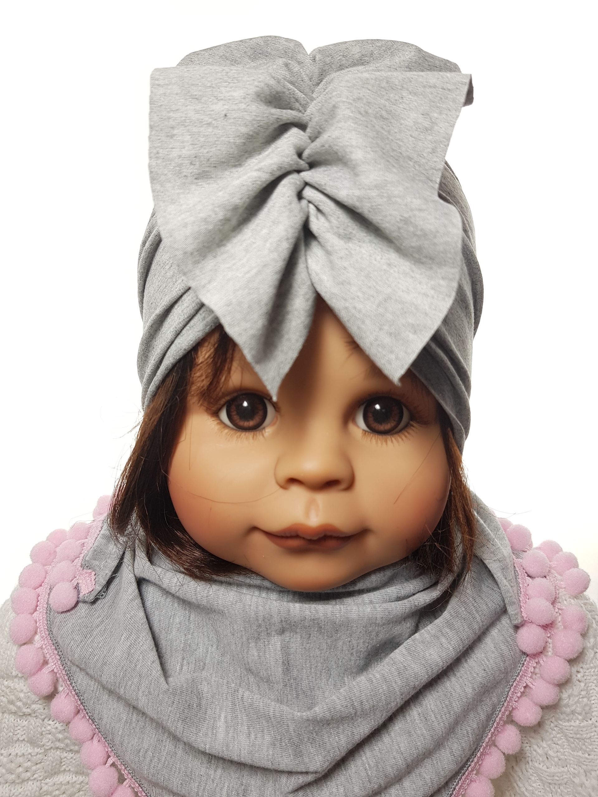 

Kpl Opaska Turban Chustka Pomponiki 1-10LAT 10WZÓR