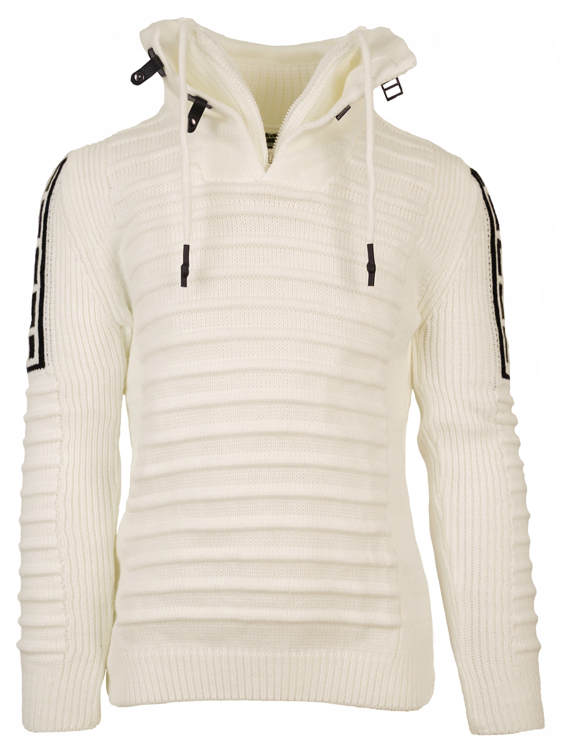 SWETER MĘSKI WEŁNIANY GRUBY CIEPŁY GOLF STÓJKA XL Rozmiar XL