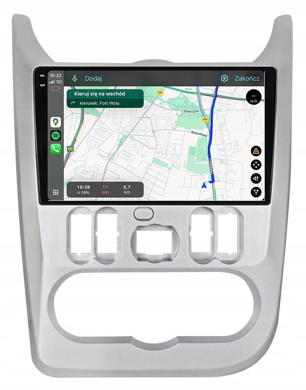 Dacia Duster Rádio Navigace Android 12GB/256GB 2K Qled