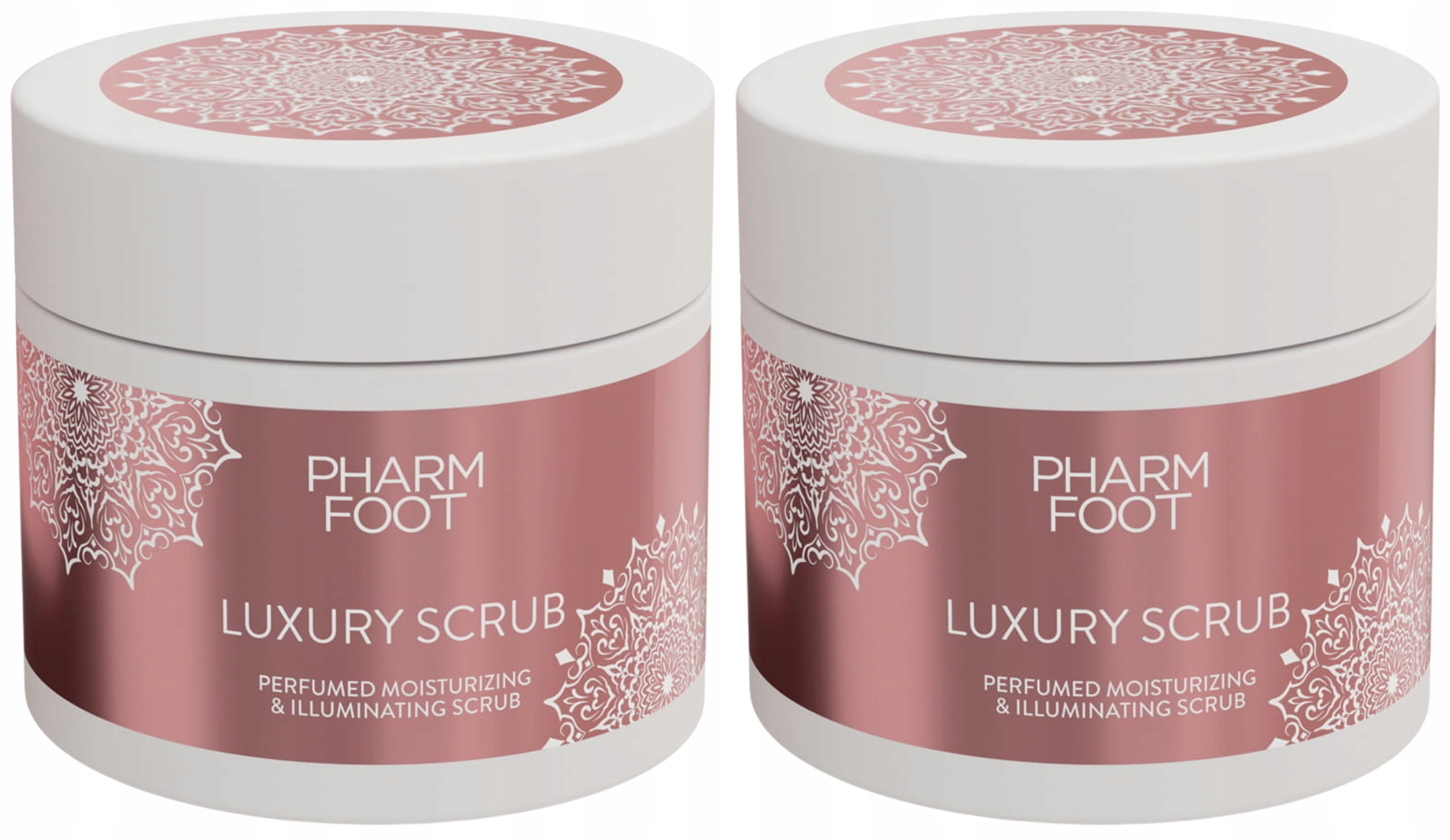 2 x Pharm Foot Luxury Scrub Parfémovaný Hydratační a rozjasňující peeling