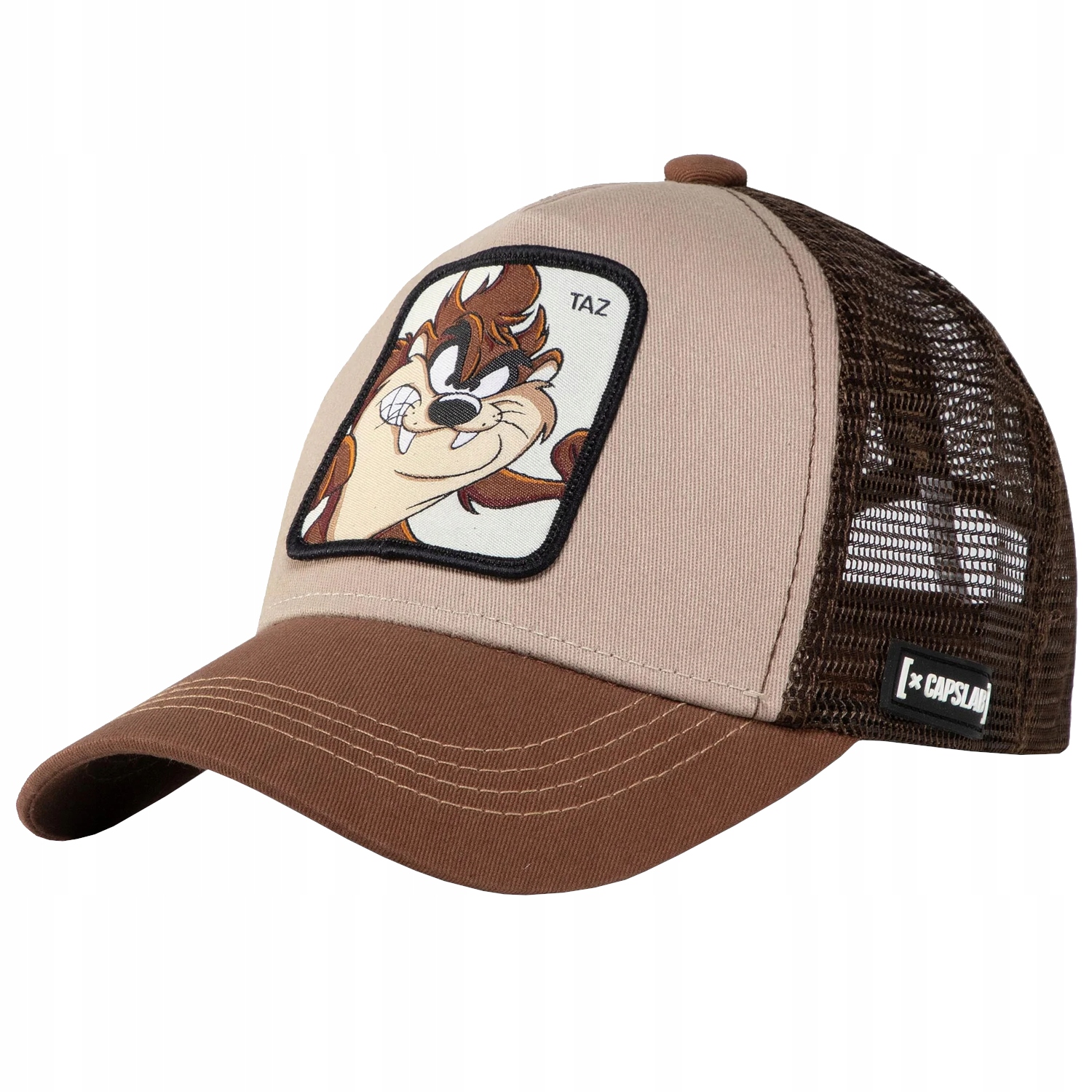 Capslab Looney Tunes Taz Trucker [uni] Pánská Kšiltovka hnědá Bavlna čepice