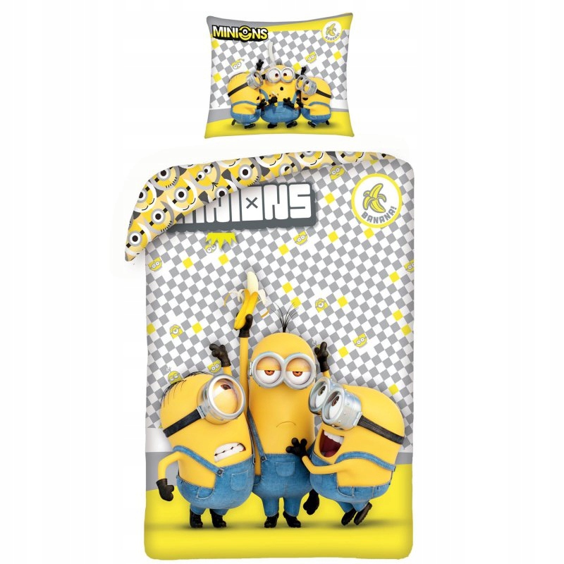 

Pościel dla Dziecka 100x135 40x60 Minionki