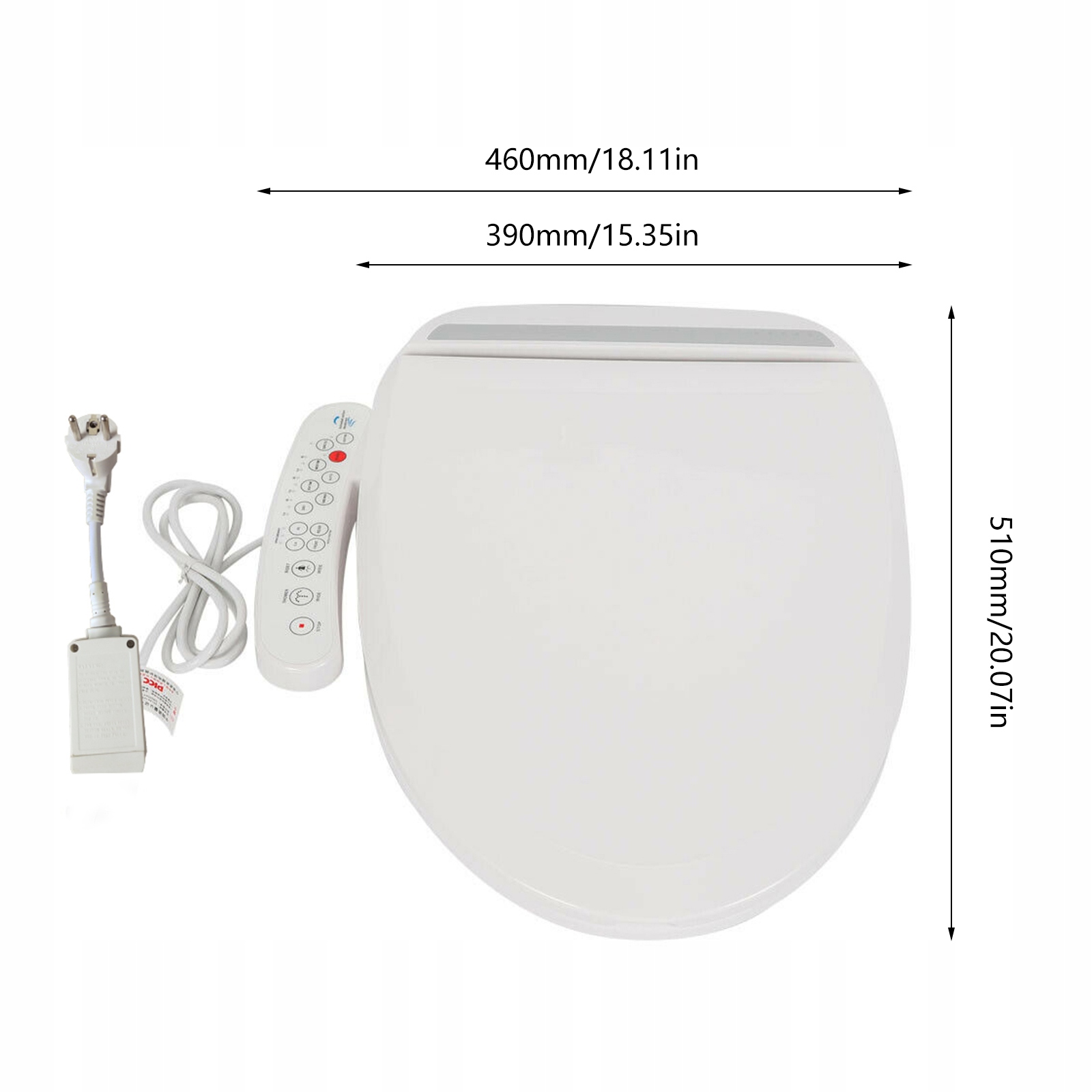 Podgrzewana deska myjąca sedesowa z funkcją bidetu Marka inna