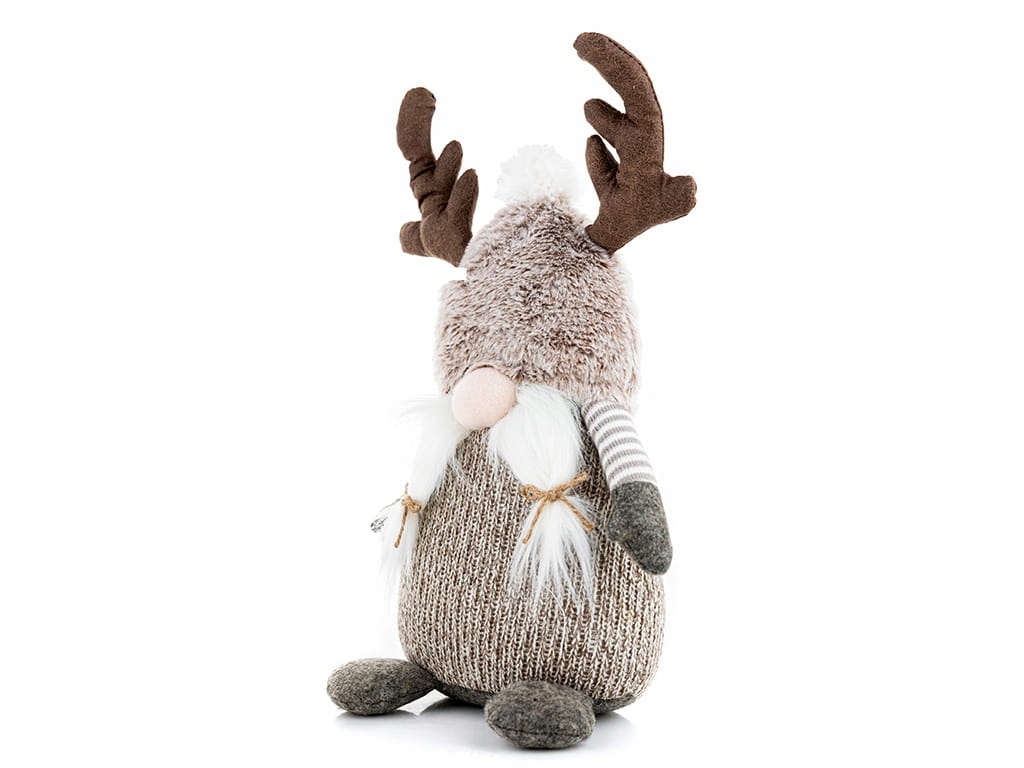 

Pani Krasnal Świąteczny z porożem h28 cm