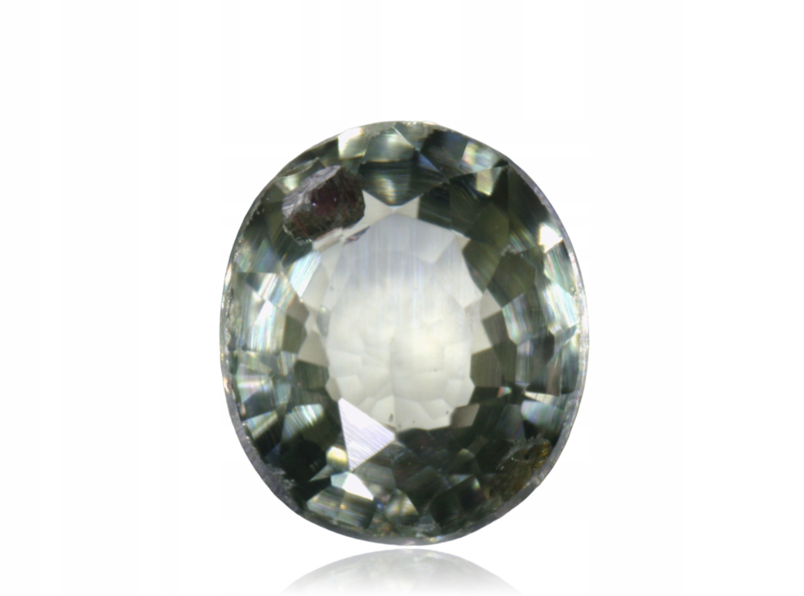 Přírodní Safír 0.30ct Zelený Ovál eCertifikát Wbd