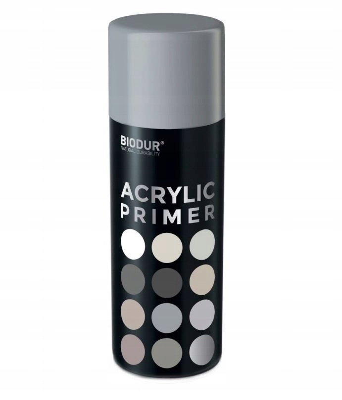 Podkład Akrylowy Spray 400ML Szary [biodur]