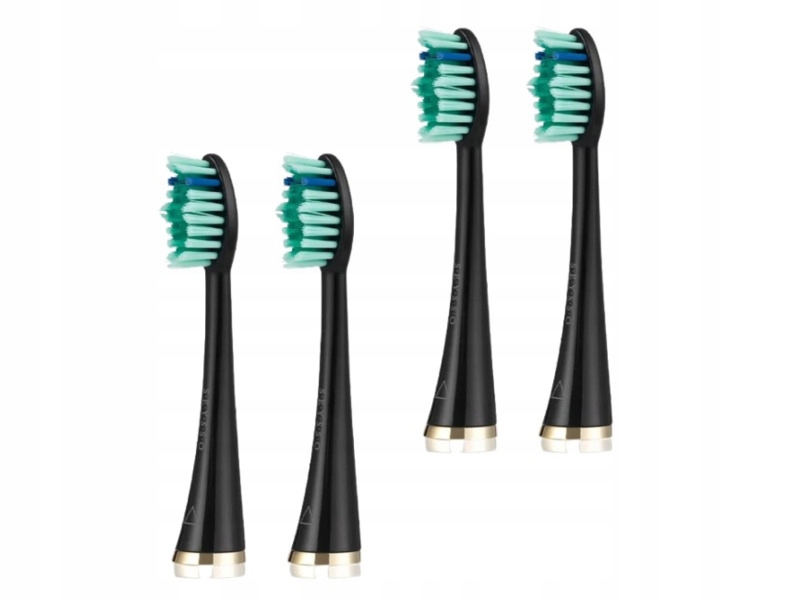 Końcówka szczoteczki Seysso Gold Black Anti-Plaque (2x2 szt.)