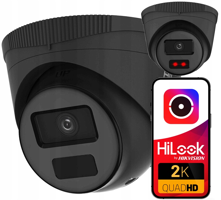 Ip kamera 4MPx Kopulová IPCAM-T4-P Black Venkovní den/Noc IR20m PoE