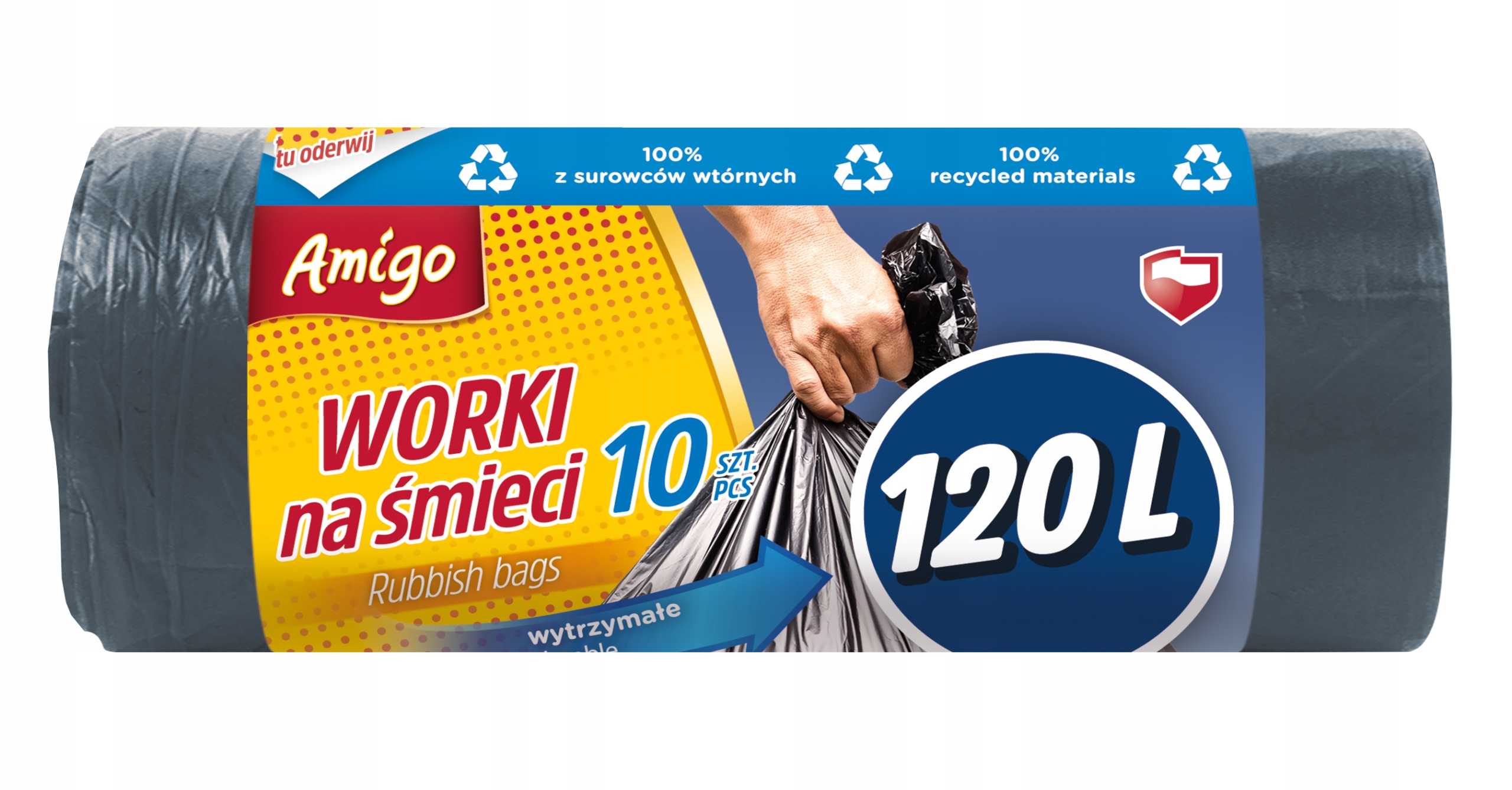 

Worki na śmieci 120 l 10 szt Amigo Gosia