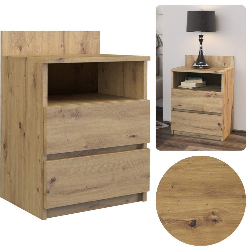 

Szafka Nocna Stolik Komoda 2 Szuflady M1 Artisan