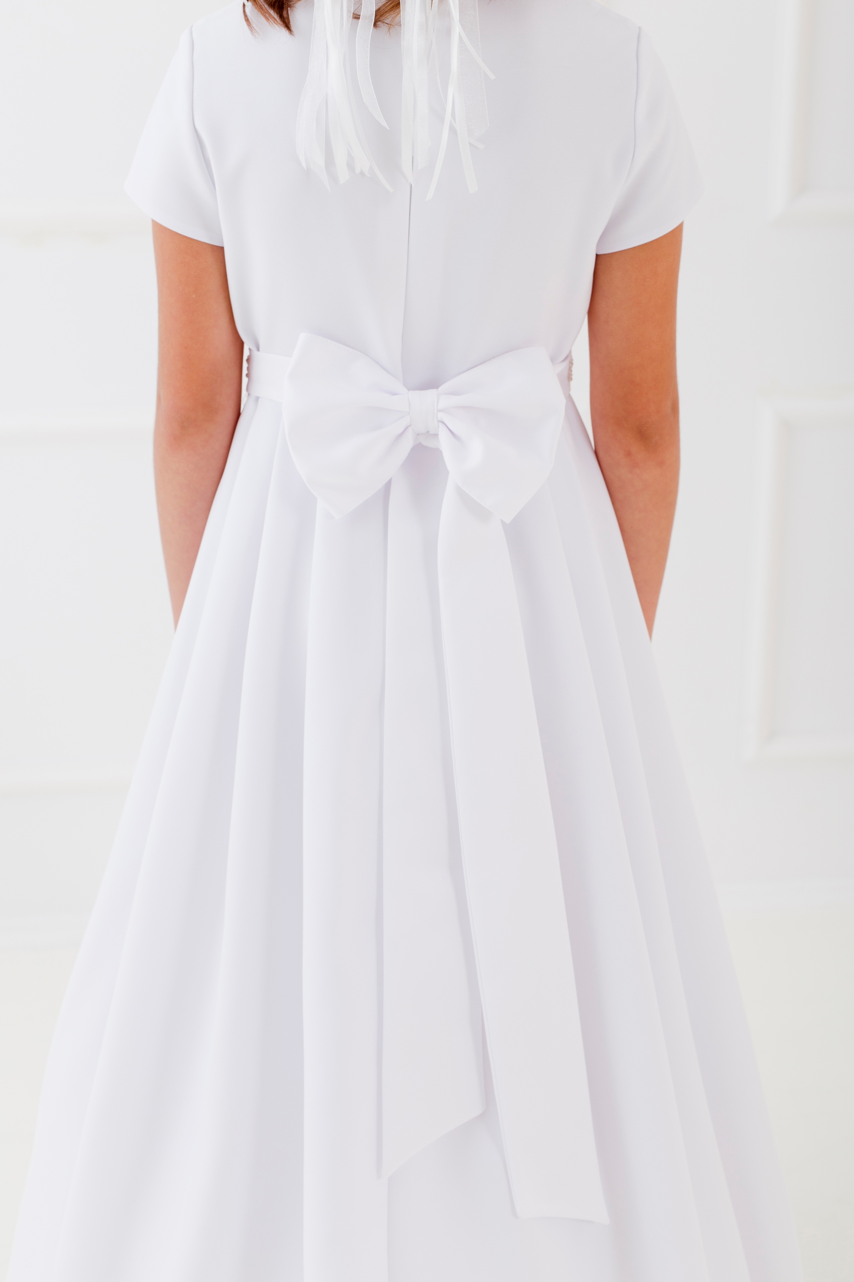 ALBA SUKIENKA KOMUNIJNA MILENA SZYTA NA MIARĘ Płeć Dziewczynki