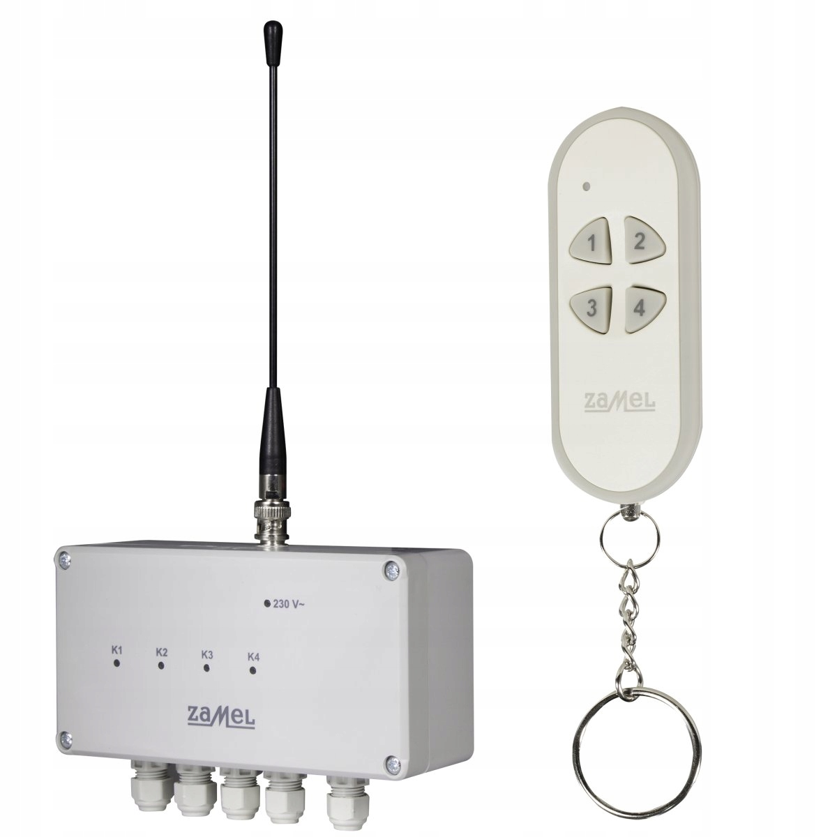 Radiowy wyłącznik sieciowy 4-kanałowy 230V RWS-311 Kod producenta 0004-00010-48042
