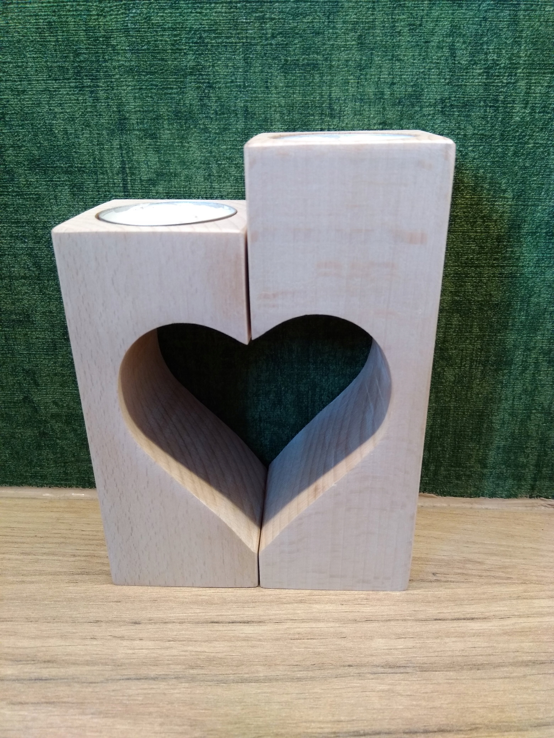 ŚWIECZNIK RĘCZNIE ROBIONY PREZENT WALENTYNKI