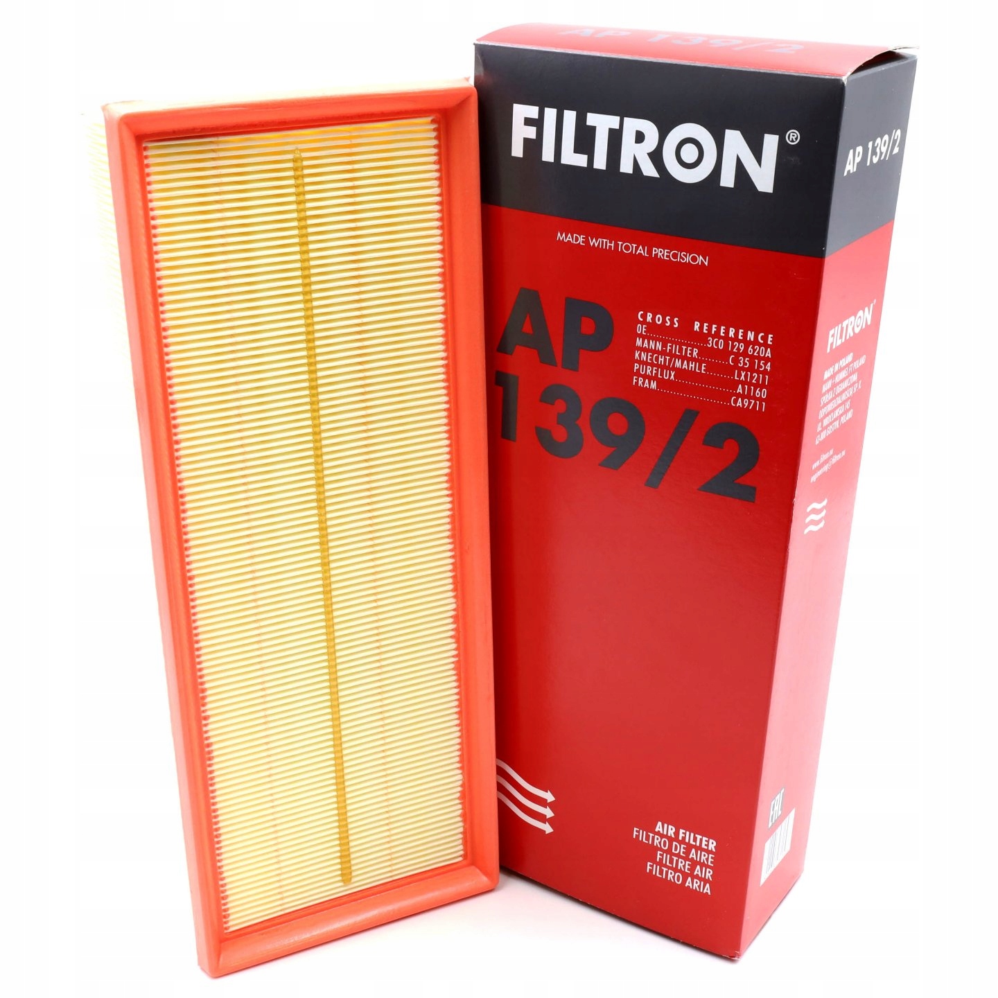 

Filtr Powietrza Filtron AP139/2