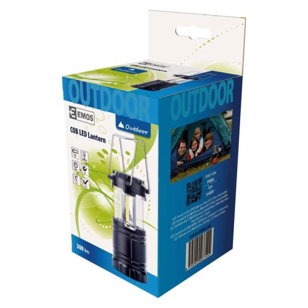 Lampa kempingowa OUTDOOR LED COB 3xAA. Blackout Rodzaj bateryjna