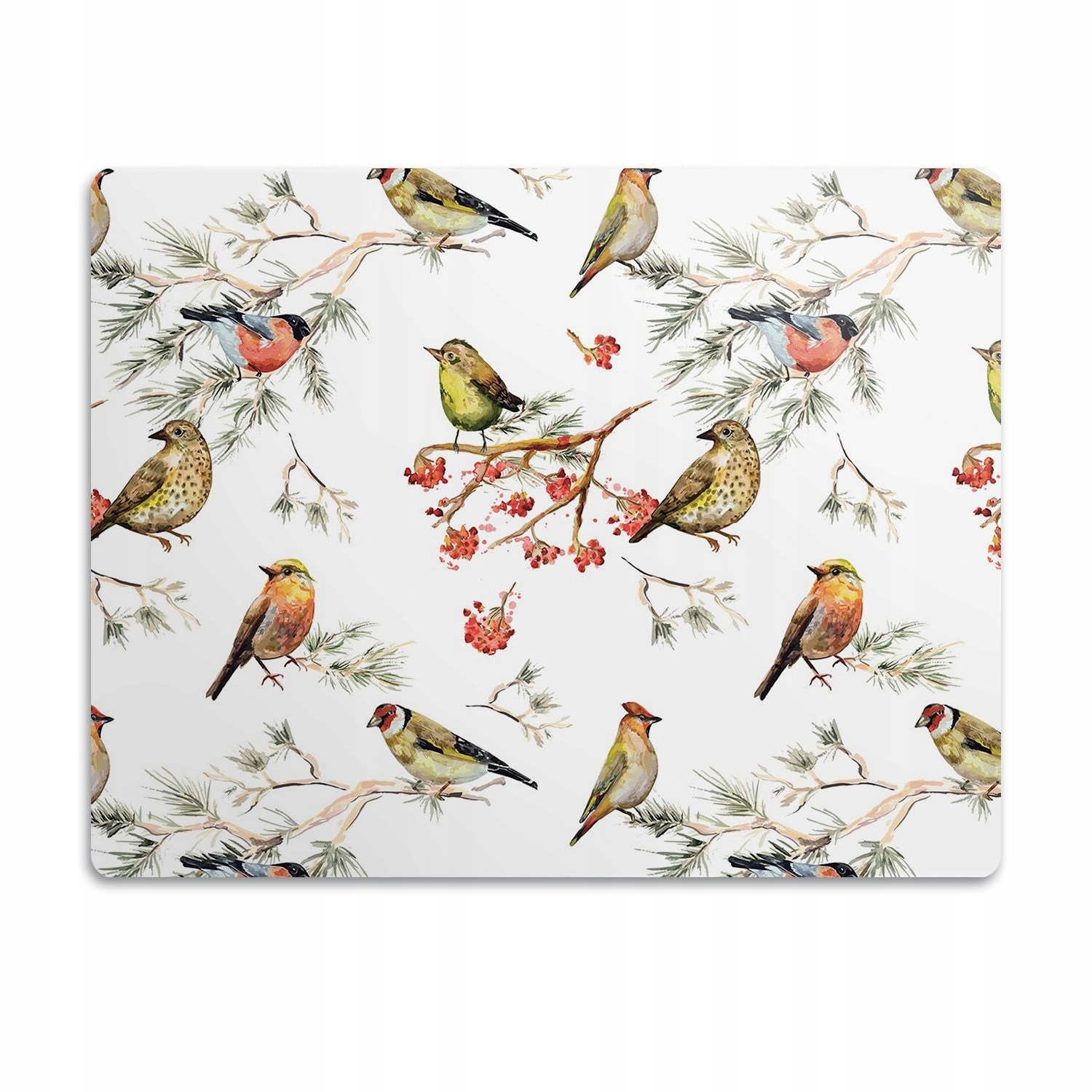 Levně Podložka pro psa pod misku Ptáci na větvi 90x60