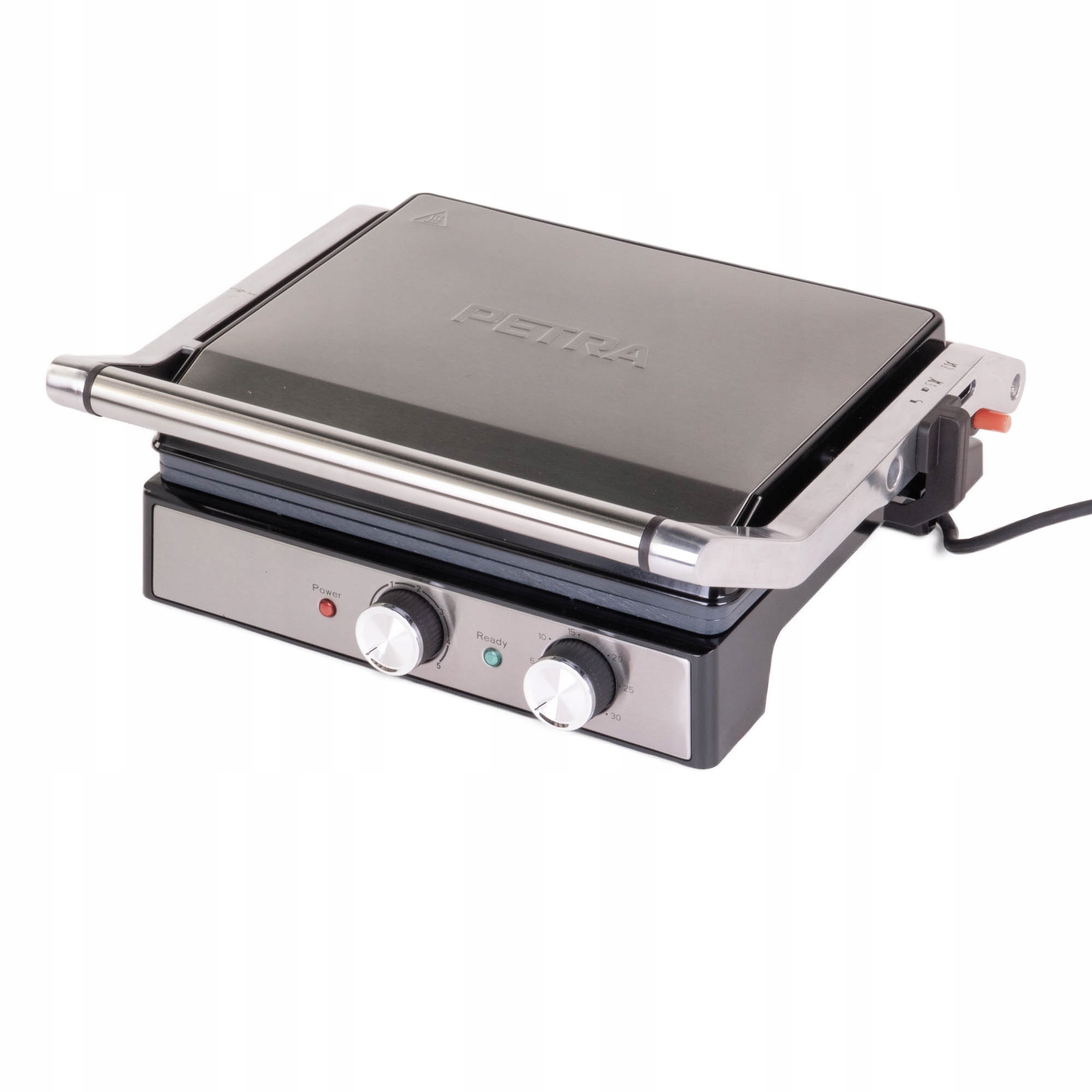 Elektrický Gril S Regulací Teploty Petra 29 X 23 CM S Časovačem 2000 W