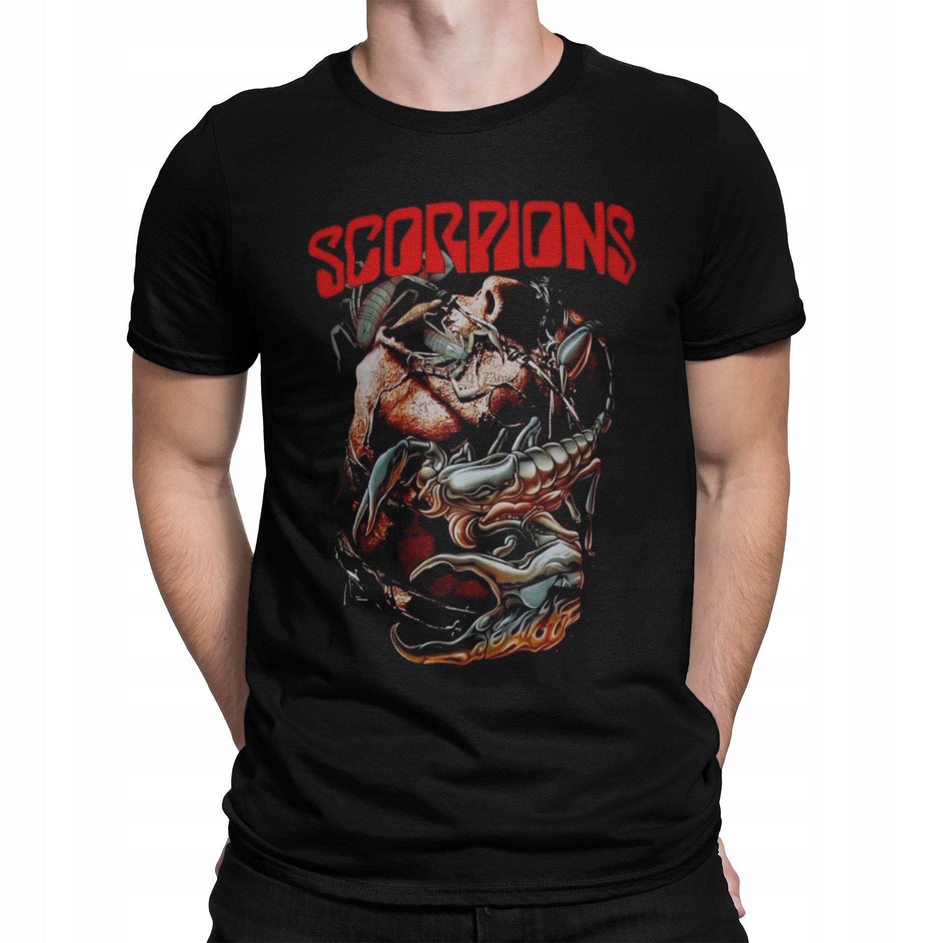 

Koszulka Męska Scorpions T-Shirt 20 Wzorów XL