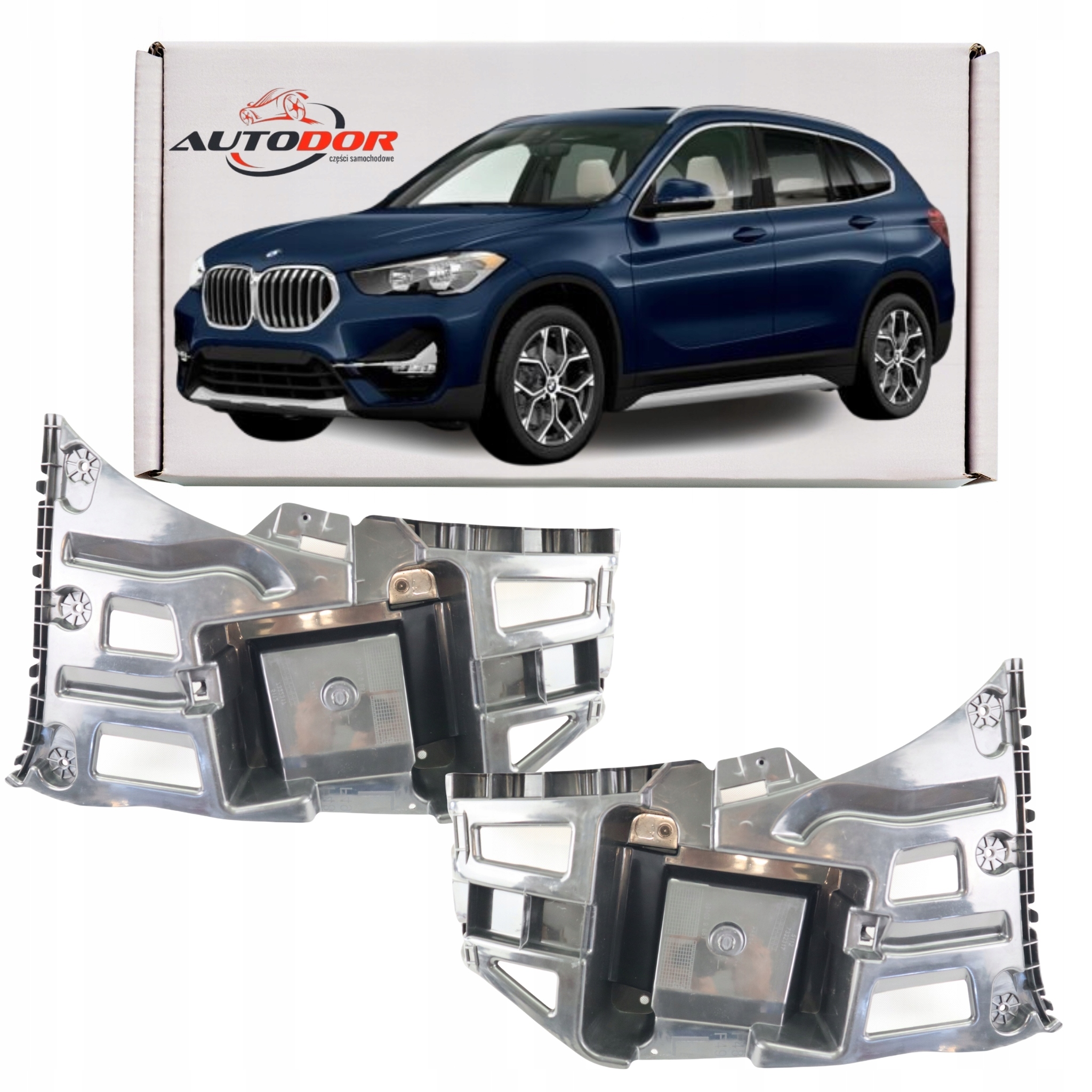 Bmw X1 F48 Lift Skluznice Upevnění Držáku Zadního Nárazníku Pravá Levá Sada