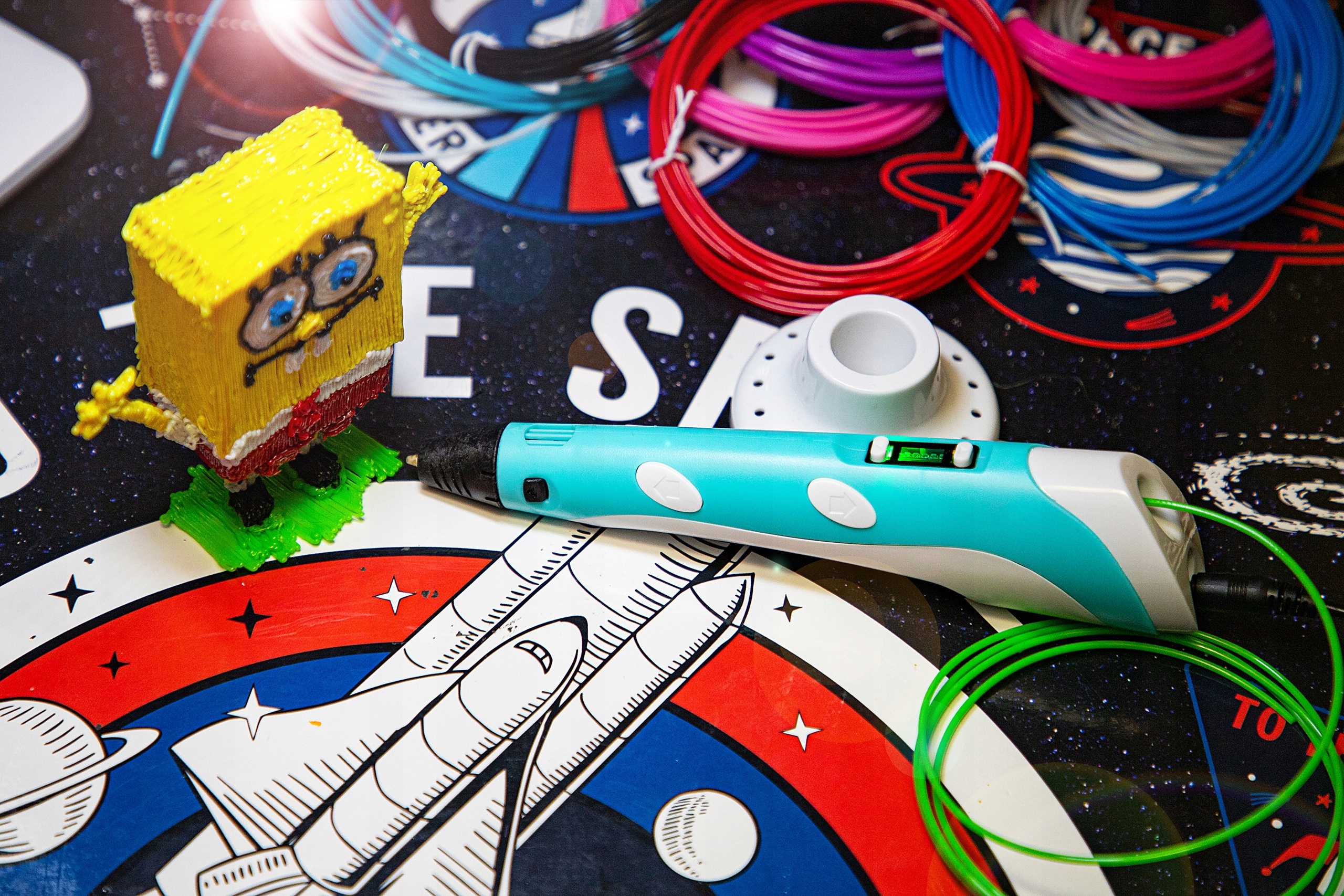 MAGICZNY DŁUGOPIS 3D PEN DLA DZIECI DRUKARKA WKŁADY STOJAK ŁADOWARKA ZESTAW Rodzaj długopis 3D