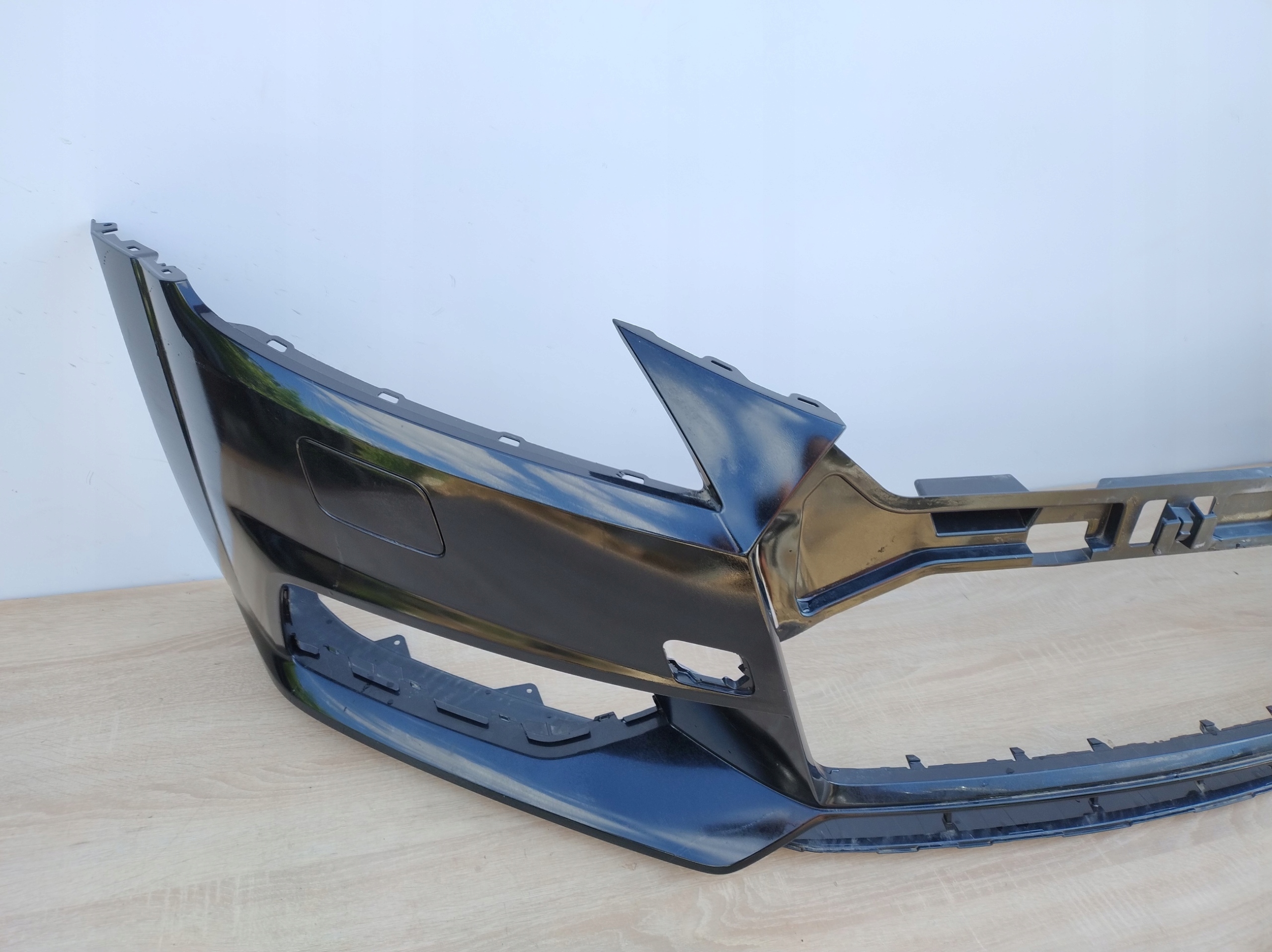 AUDI TT 8S S-LINE bumper front black + DEKIELKI 8S0807437H RA94