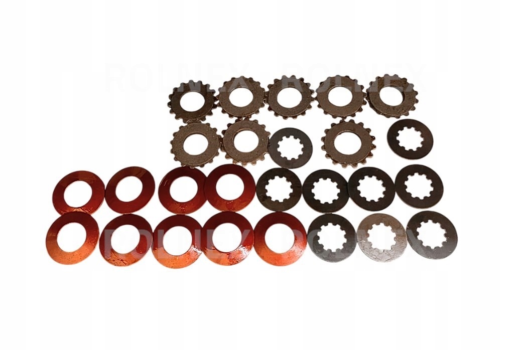 Sada podpěrných kotoučů s obložením nástřikem prachu Mtz 722209019_21_26_27