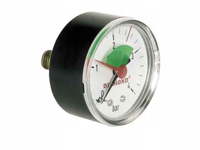 CIŚNIENIOMIERZ MANOMETR TYLNY 0-6 bar 63mm 1/4'' Kod producenta ART.418-P.63-6.