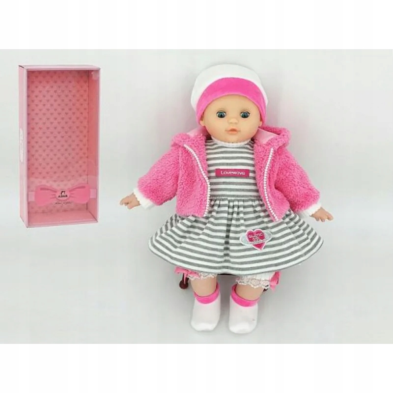 Lalka bobas mówi i śpiewa po polsku 40 cm