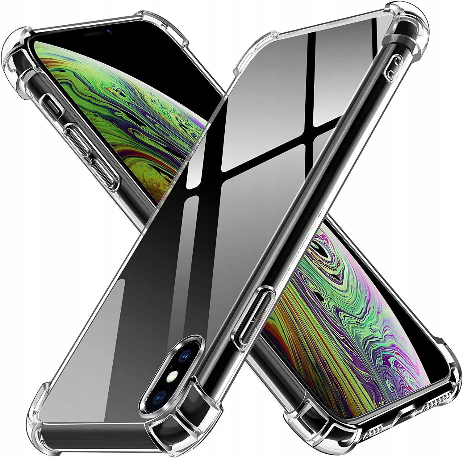

Etui do Iphone X/xs Max Pancerne Anti-shock +szkło