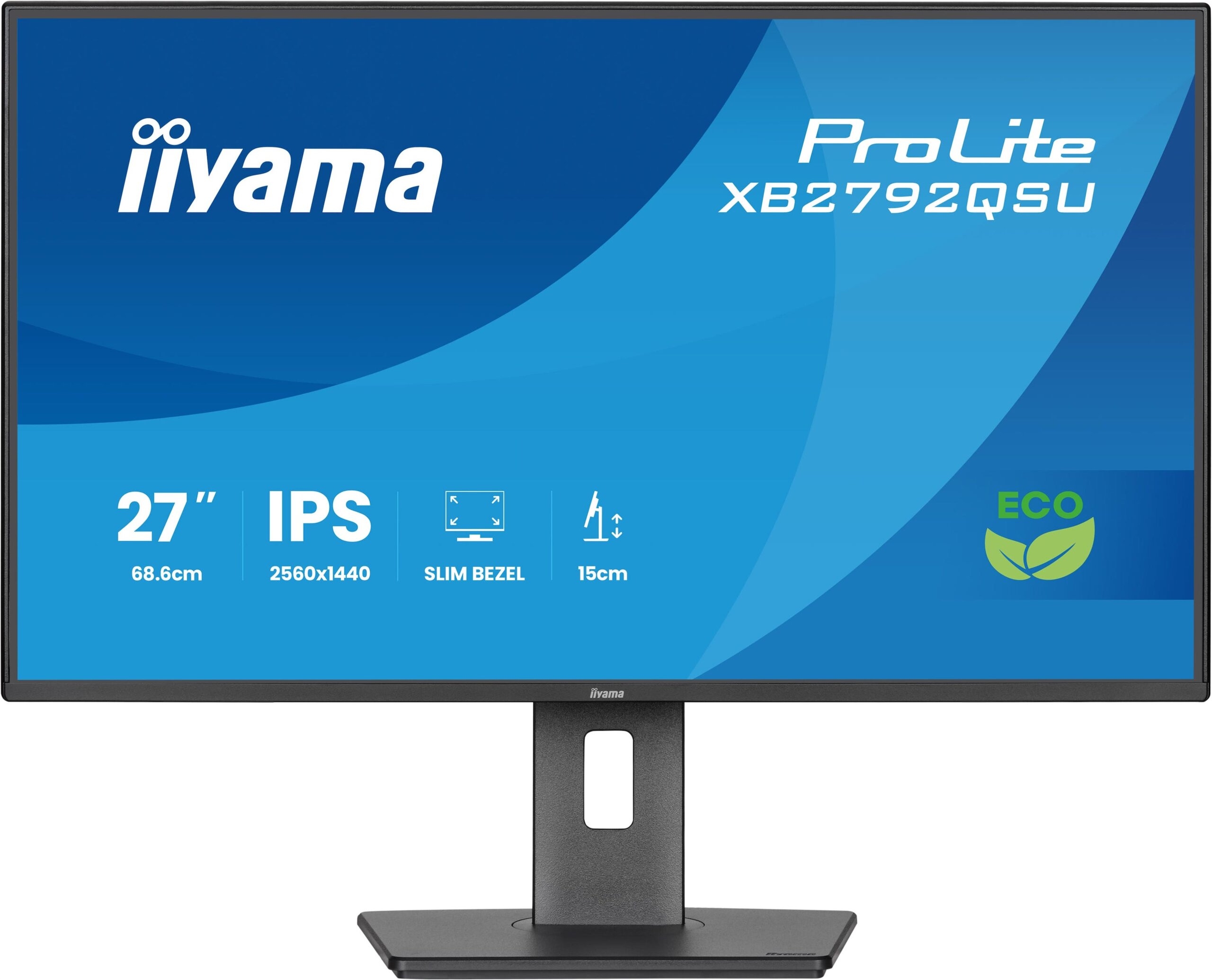 iiyama ProLite/ XB2792QSU-B1/ 27"/ Ips/ Qhd/ 120Hz/ 3ms/ Čierna/ 3R…