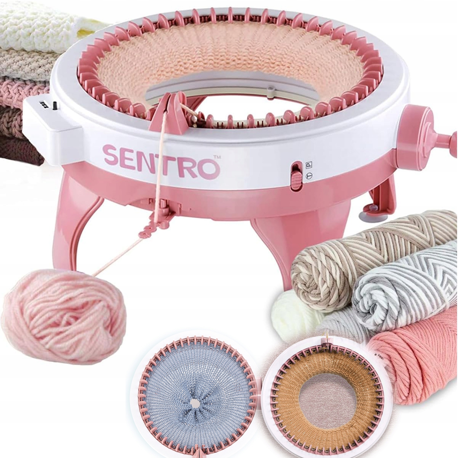 Pletací Stroj Na Háčkování Pletací Mlýnek 48 Jehel