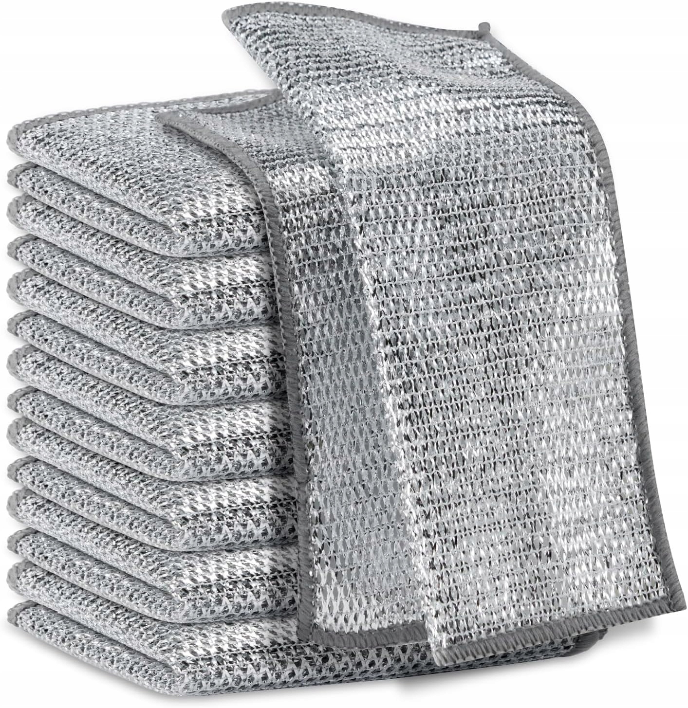 12xUniwersalna druciana ściereczka do naczyń do użytk, na patelni, w garnku Marka inna