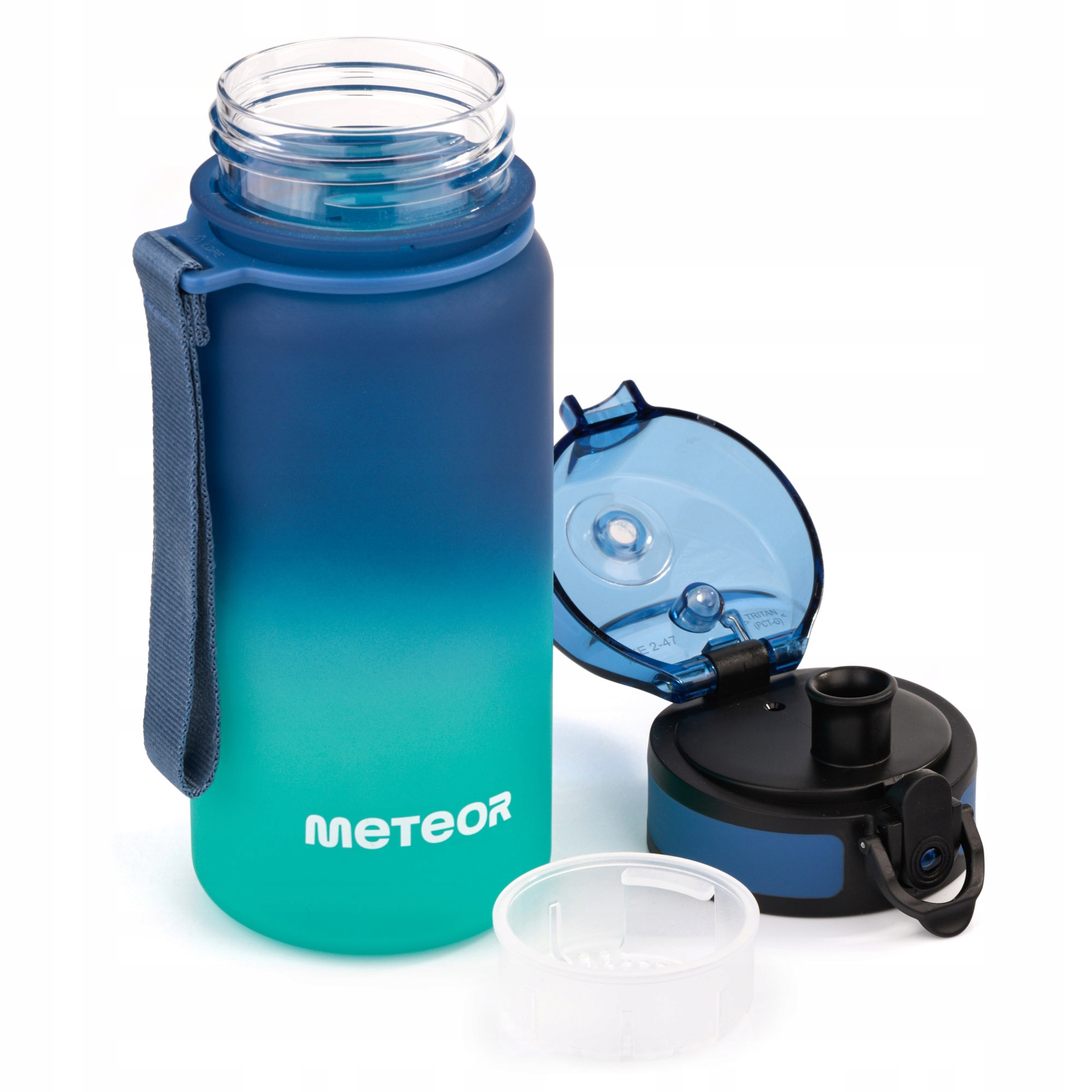 Meteor Bidon sportowy 350 ml butelka turystyczna tritan szczelna do plecaka