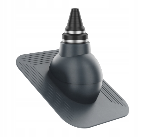 Anténní přechod, těsný střešní průchod Pod Asfaltový Šindel/pape Antracit 7016