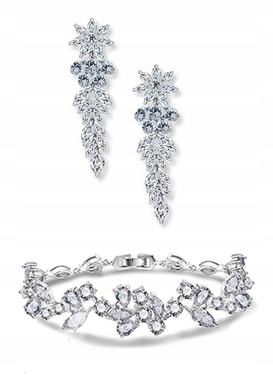 Exkluzivní Svatební Komplet S Diamantovými Zirkony