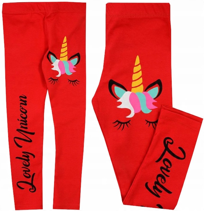 

Getry Legginsy Jednorożec Bawełna czerw 164 H002E