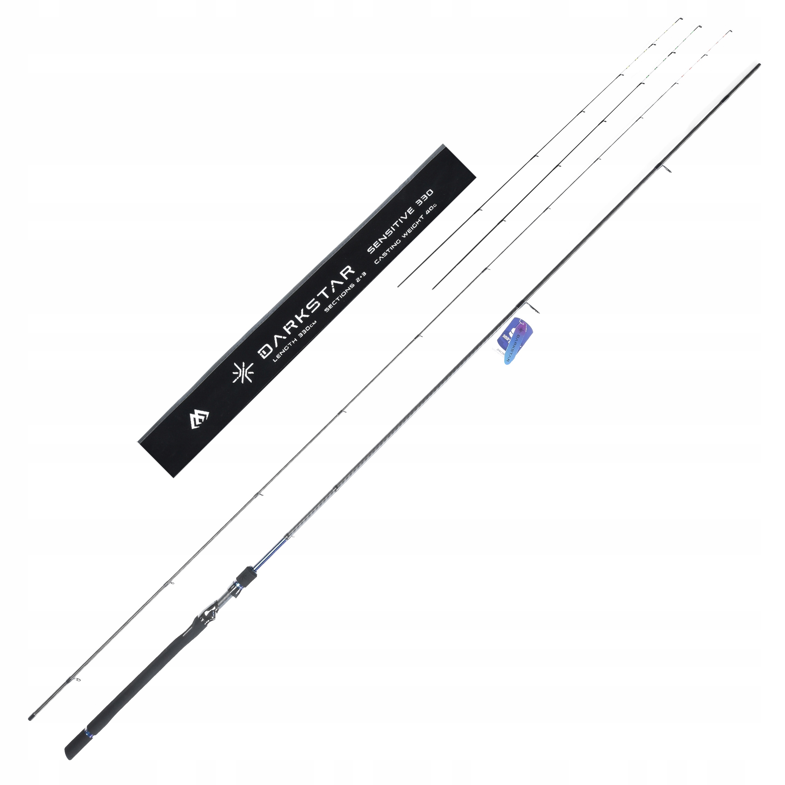 Wędka Mikado Darkstar Sensitive 330cm 40g 2+3 sec Gratis!