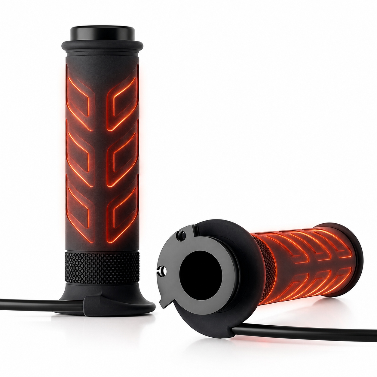 Vyhrievané vyhrievané manžety 22 mm Motocykel Štvorkolka Atv turing adventure hotgrips