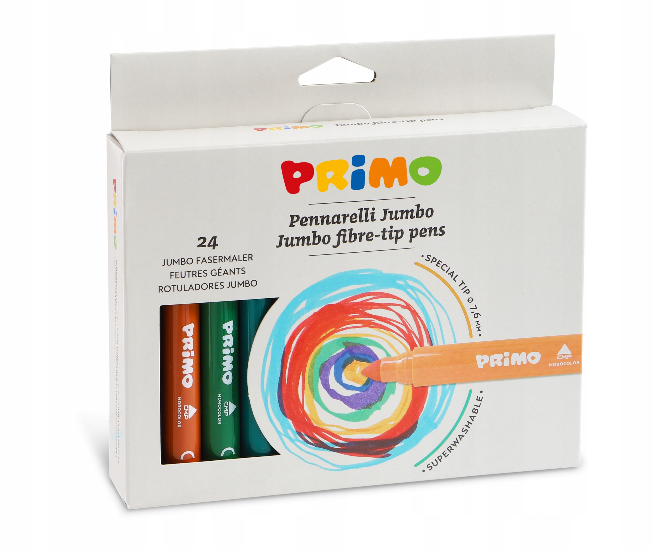 

Flamastry Jumbo 24 kolory. zmywalne