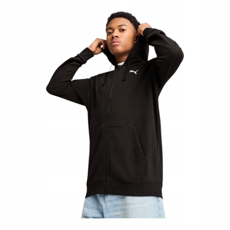 Puma Pánská Mikina Ess Full Zip Hoodie Černá vel. S