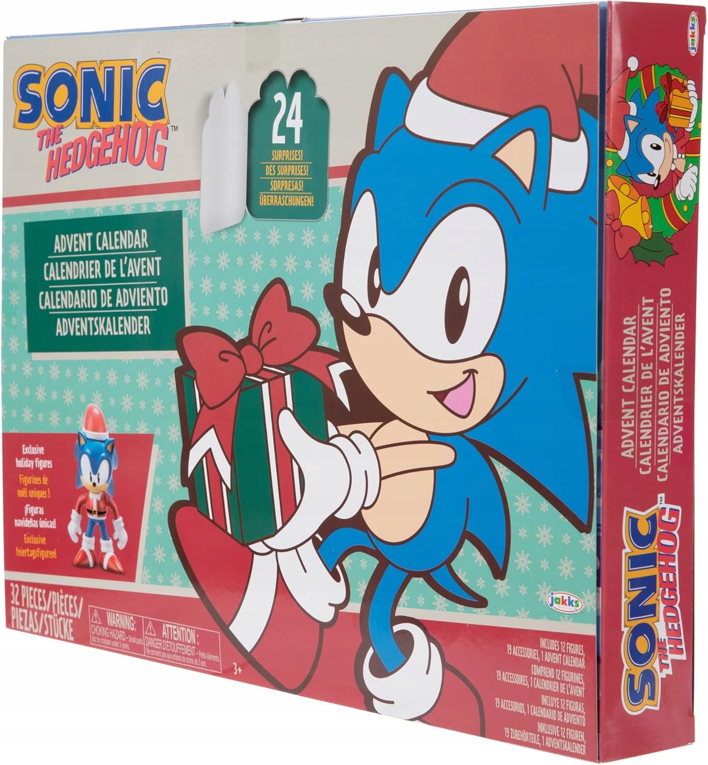 Адвент-календарь JAKKS Pacific Sonic The Hedgehog, 12 подвижных фигурок и 19 аксессуаров — фото 8
